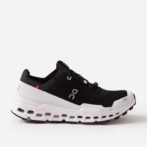 On Running Black and White Athletic Shoes